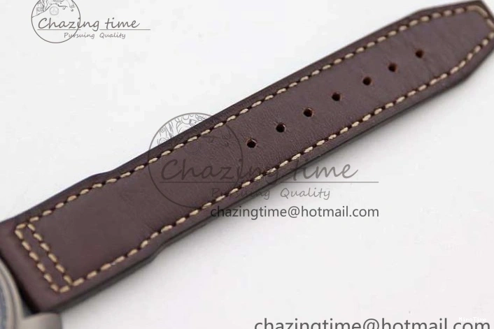 MIROTIME 0705 Mark XVIII IW327006 Titanium M+F 1:1 Best Edition Black Dial on Brown Leather Strap A Efficient 7052